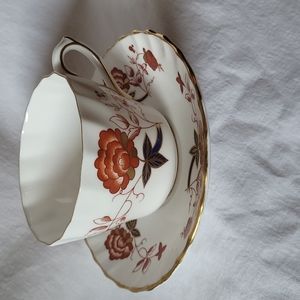 Royal Crown Derby Bali Pattern Tea Cup & Saucer